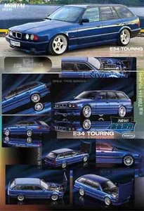 Mortal 1:64 BMW E34 M5 TOURING Wagon Openable Hood Diecast Toys Car Models Hobby - Bild 1 von 8