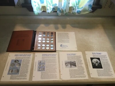 23 WASHINGTON QUARTERS 3 SILVER WW2 TONED GOLD RED BLUE 1941 1944 1953 & PAPER - Image 1 of 4