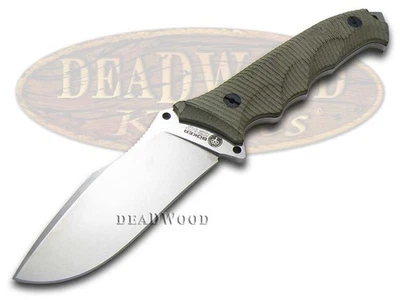 Boker Arbolito Buffalo Soul 42 Fixed Blade Knife Rough Green Micarta 02BA316M - Image 1 of 4