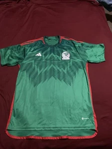 Adidas 2022-2023 Mexico Home Soccer Jersey Authentic Slim Fit Mens XXL Aeroready - Picture 1 of 5