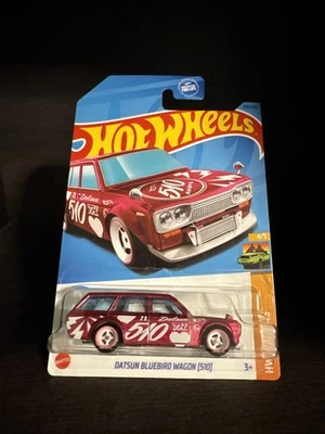 Hot Wheels Datsun Bluebird Wagon 510 Super Treasure Hunt 2023 235/250 (esquina) Foto 1 de 4