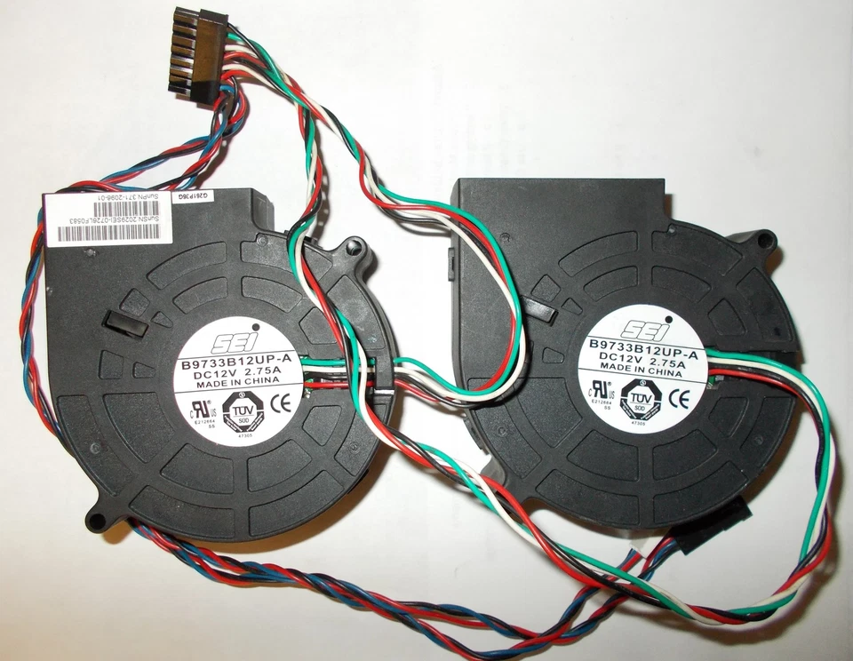 Sun Fire Microsystems X2100 M2 Server Dual-Blower Cooling Fan - 371-2096-01 - Image 1 of 1