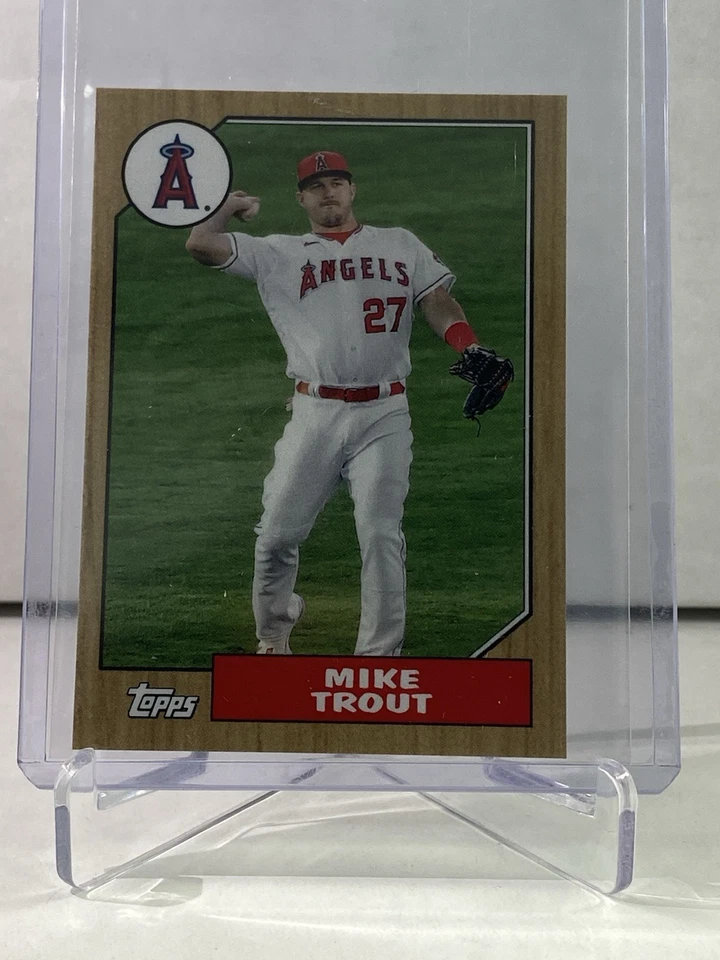 Mike Trout 2022 Topps Mini 1987 Topps #78B20 1987 Topps 🔥 - Image 1 of 2