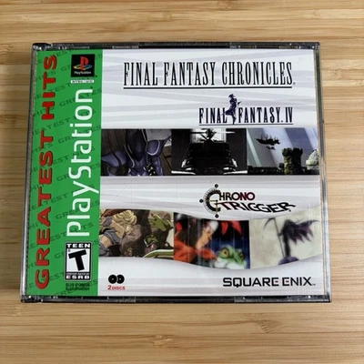 Final Fantasy Chronicles: FF IV & Chrono Trigger PS1 PlayStation 1 CIB w Manual - Image 1 of 4