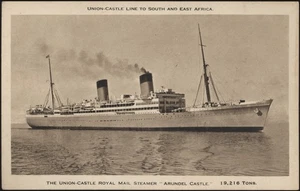 GB. Unused Union-Castle Line Postcard Royal Mail Steamer Arundel Castle - Picture 1 of 2