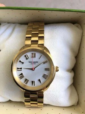 BLACK FRIDAY SALE New Kate Spade Crosstown Mother Of Pearl Dial Watch - Image 1 of 4