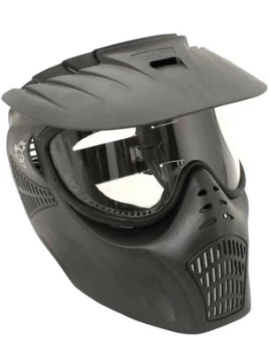 Máscara de paintball Extreme Rage Xray lente única antiniebla negra Foto 1 de 4