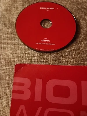 2008 BIONIC WOMAN FYC Emmy DVD LUCY HALE KATEE SACKHOFF W/ PILOT ORIGINAL STRK - Image 1 of 4