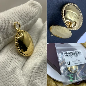 Monica Vinader Deia Perlen Medaillon 18k Gold Vermeil UVP was Mustafa mir £100 - Bild 1 von 16