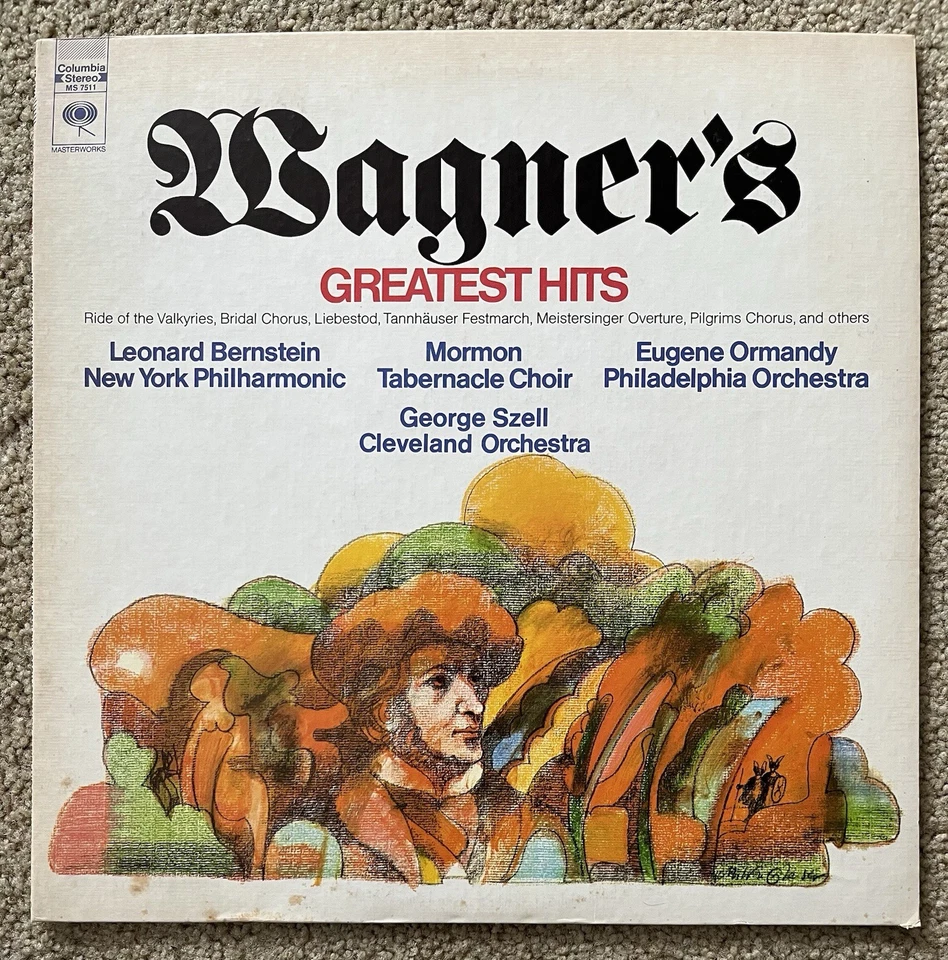 WAGNER's - Greatest Hits LP 1969 Columbia MS7511 stereo Vinyl * /Near MINT - Image 1 of 4