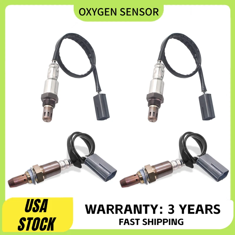 For Infiniti M37 Nissan 350Z 370Z 3.5L 3.7L V6 2008-11 4x Up+Down Oxygen Sensor Foto 1 de 4