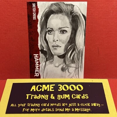 Unstoppable HAMMER Horror Series 1 (M) MARCIA DYE Sketch Art Card SK2 - A - Image 1 of 2