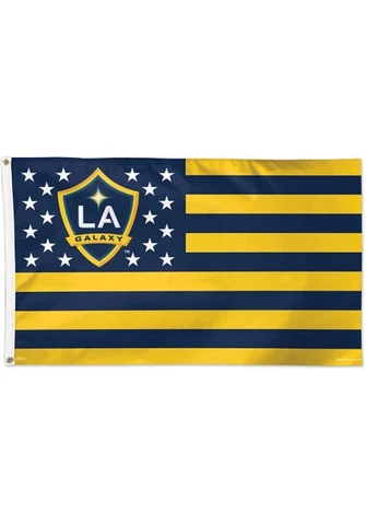 LA Galaxy American Logo Flag 3x5 Soccer Football Cover