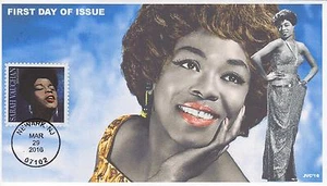 JVC CACHETS-2016 SARAH VAUGHAN ISSUE FIRST DAY COVER BLACK HERITAGE JAZZ MUSIC 2 - Picture 1 of 1