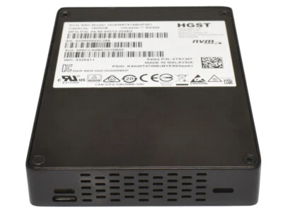 HGST 1.6TB 2.5" SAS SSD NVMe HUSMR7616BDP301 0TS1307 - Bild 1 von 4