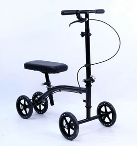 Ginocchiera Scooter Deambulatore Pieghevole Karman KW-200-BK Nero NUOVO - Foto 1 di 4