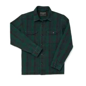 Filson Deer Island Jac Shirt 20105728 Jacket Sea Green Black Dark OG Limited CC - Picture 1 of 7
