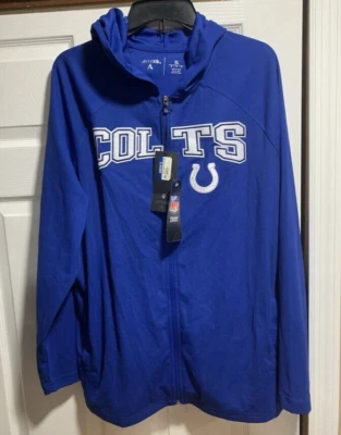 Indianapolis Colts Antigua Legacy Full-Zip Hoodie - Royal MEN'S SZ XL NWT $105 - Image 1 of 4