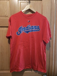 MLB Cleveland Indians Baseball Jason Kipnis T-shirt Men's Large Red - Picture 1 of 3