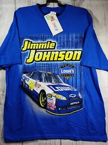 NWT Mens NASCAR Jimmie Johnson 48 Lowes All Over Print T-Shirt size XL - Picture 1 of 4