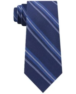 MSRP $70 Tommy Hilfiger Men's Classic Textured Stripe Tie One Size - Picture 1 of 1