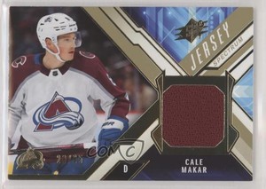 2021-22 SPx Jersey Gold Spectrum /65 Cale Makar #J-CA