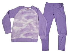 32 Degrees Heat Youth Girls Pullover Sweatshirt Pants Pajama Purple Large 14-16 - Picture 1 of 2