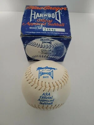 De colección MacGregor Softbol Madera Dura Haití ASA Centro Oficial de Corcho 3157A  Foto 1 de 4
