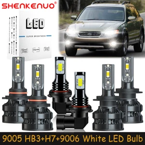 For Subaru Outback 2005-2009 Combo LED Headlight Bulb High Low Beam Fog Light Z8 - Picture 1 of 23