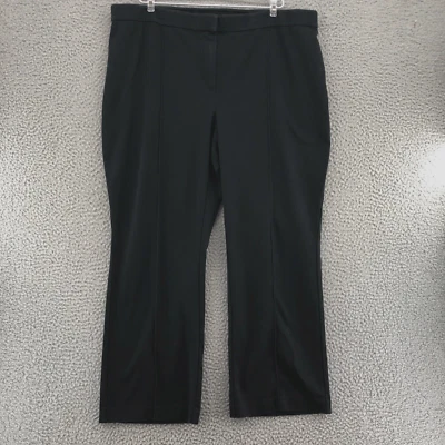 J Jill Pants Womens Extra Large Black Cotton Ponte Straight Leg Stretch Office - Image 1 of 4