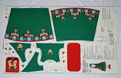 Daisy Kingdom Easy To Sew Rockin Rudi Jumper Dress Child's 2-6 Fabric Panel 1998