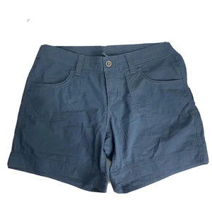 Kuhl Womens 8 Shorts Navy Blue Chino Cargo Hiking Outdoors Camping - Picture 1 of 6