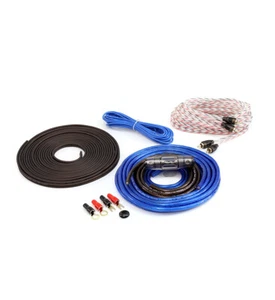 KnuKonceptz Bassik TRUE 8 Gauge Amplifier Installation Wiring Amp Kit CCA 8 AWG - Picture 1 of 5