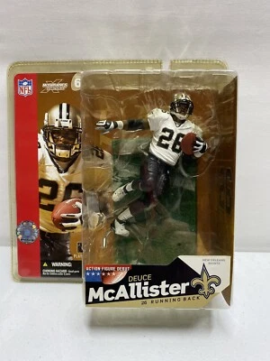 Figura Deuce McAllister McFarlane Serie 6 NFL New Orleans Saints Nueva En Caja Foto 1 de 4