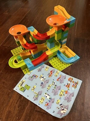 LEGO Children's slide small block assembly  DIY educational  BALL SHUTE - Image 1 of 4