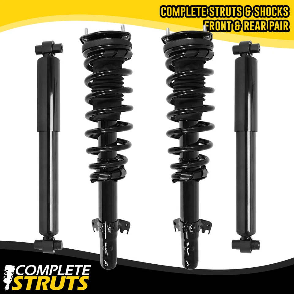 2006-2012 Ford Fusion 4 CYL Front Complete Struts & Rear Shock Absorber Bundle - Image 1 of 1