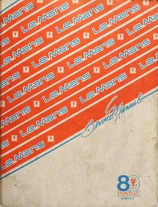 1989 Pontiac LeMans Factory Shop Service Repair Manual Original LE SE GSE - Picture 1 of 4