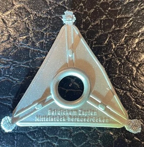 20 X silberner Center-Try für Singles Mittelstück Puck Sternchen Zentrierhilfe - Picture 1 of 2