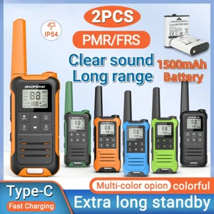 2 szt. do Baofeng F22 Mini Walkie Talkie PMR FRS Dalekiego zasięgu Dzieci Dwukierunkowe radio - Zdjęcie 1 z 30