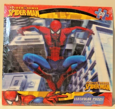 Puzzle Lenticular Spider-Man 28 Piezas DOBLE CARA Foto 1 de 2