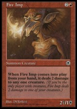 Magic the Gathering MTG Fire Imp (126) Portal   LP