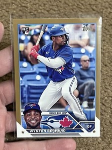 Wynton Bernard 2023 Topps Update RC #US293 Gold /2023 - Toronto Blue Jays