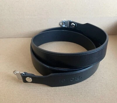 Black Leather Neck Shoulder Strap for ROLLEIFLEX 2.8GX Model 2 1996 - 2000 - Image 1 of 4