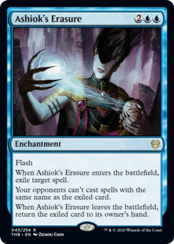 Ashiok's Erasure - Foil ~ Moderately Played Theros: Beyond Death MTG Magic Ultim - Image 1 of 1