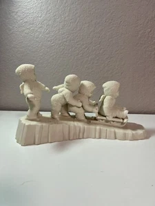 Department 56 Snowbabies I'm Right Behind You! Top Zustand Sammlerstück - Bild 1 von 7