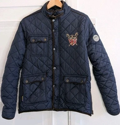 GeoNorway Royal Club Unisex Blue Padded Jacket - Size Medium - £160 New! - Image 1 of 4
