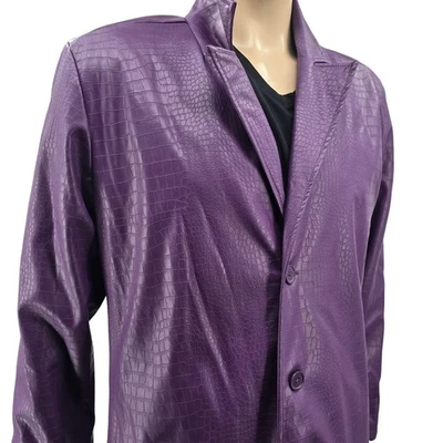 Gabardina Joker Púrpura Disfraz Escuadrón Suicida Mercancía Oficial Cocodrilo Foto 1 de 4