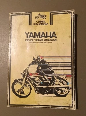 Clymer Yamaha Motorcycle Repair Handbook 90-350cc 1965-1974 Foto 1 de 4