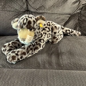 Vintage STEIFF Leopard With Button & Tag In Ear Nice - Picture 1 of 16