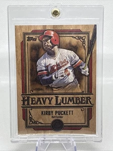 2025 Topps Series 1 Heavy Lumber Kirby Puckett #HL-43 SSP Case Hit Twins HOF NM+ - Picture 1 of 2